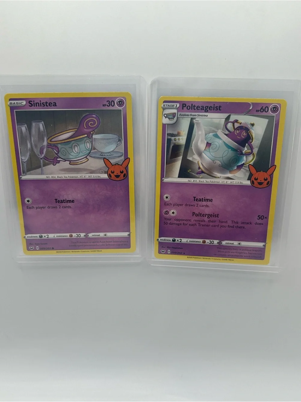 Sinistea > Polteageist Pokemon Cards - Trick or Trade 🎃